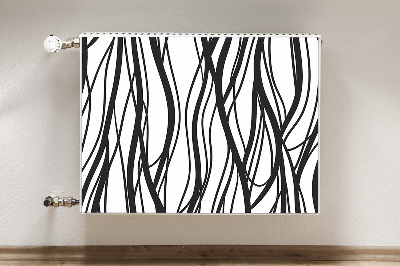 Magnetiskt radiatorskydd Vågiga linjer