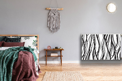 Magnetiskt radiatorskydd Vågiga linjer