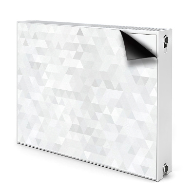 Magnetisk radiatorkåpa Ljusa trianglar