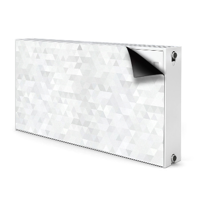 Magnetisk radiatorkåpa Ljusa trianglar
