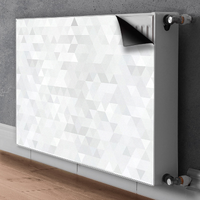 Magnetisk radiatorkåpa Ljusa trianglar