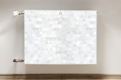 Magnetisk radiatorkåpa Ljusa trianglar