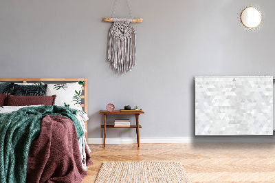 Magnetisk radiatorkåpa Ljusa trianglar