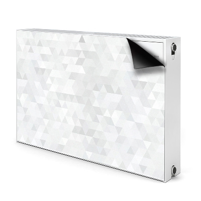 Magnetisk radiatorkåpa Ljusa trianglar
