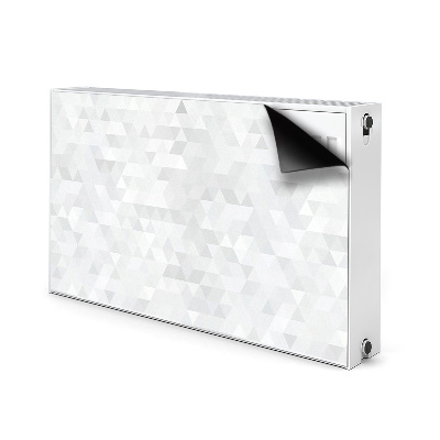 Magnetisk radiatorkåpa Ljusa trianglar
