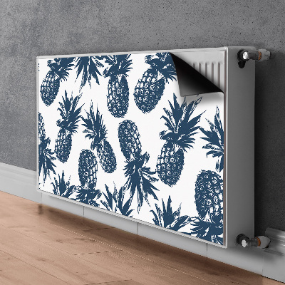 Magnetisk radiatorkåpa Grå ananas