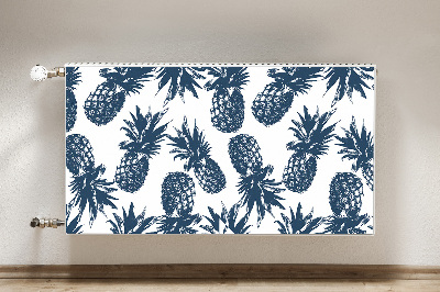 Magnetisk radiatorkåpa Grå ananas