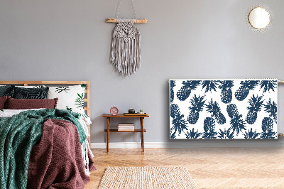 Magnetisk radiatorkåpa Grå ananas