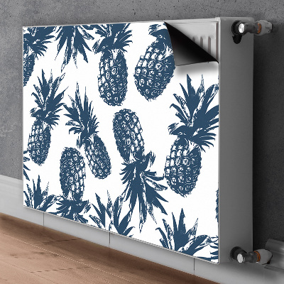 Magnetisk radiatorkåpa Grå ananas