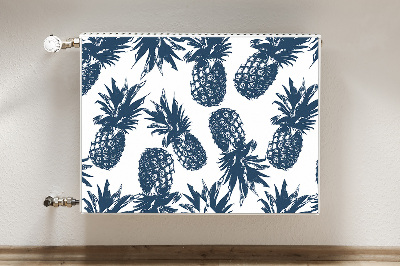 Magnetisk radiatorkåpa Grå ananas