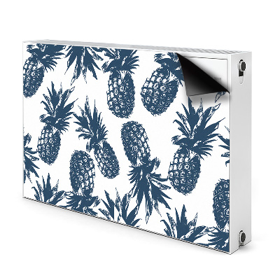 Magnetisk radiatorkåpa Grå ananas
