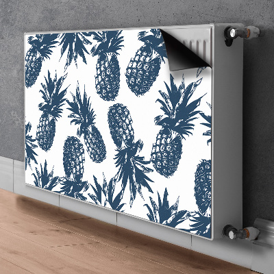 Magnetisk radiatorkåpa Grå ananas