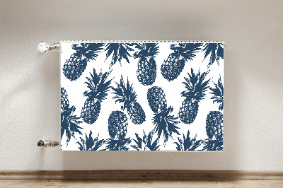 Magnetisk radiatorkåpa Grå ananas