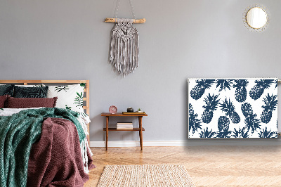 Magnetisk radiatorkåpa Grå ananas