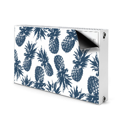Magnetisk radiatorkåpa Grå ananas