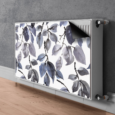 Magnetisk radiatorkåpa Grå grenar