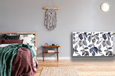 Magnetisk radiatorkåpa Grå grenar