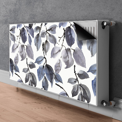 Magnetisk radiatorkåpa Grå grenar
