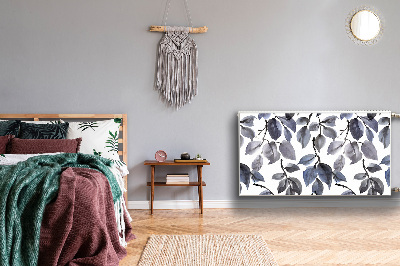 Magnetisk radiatorkåpa Grå grenar