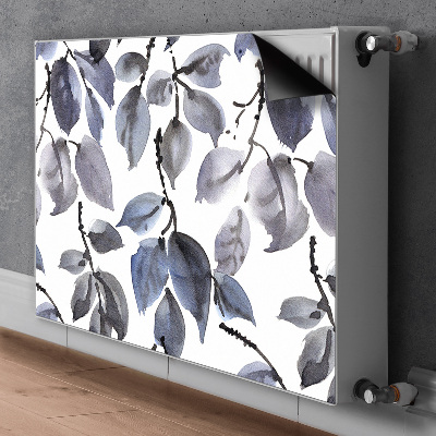 Magnetisk radiatorkåpa Grå grenar