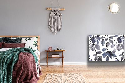 Magnetisk radiatorkåpa Grå grenar