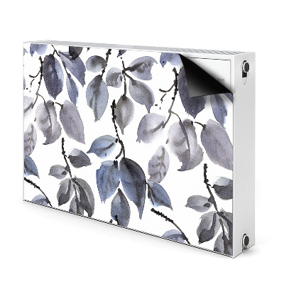 Magnetisk radiatorkåpa Grå grenar