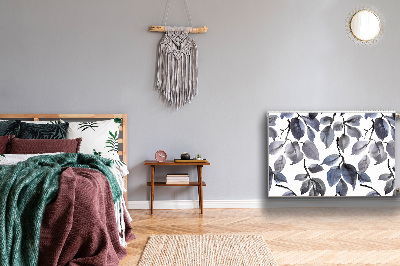 Magnetisk radiatorkåpa Grå grenar