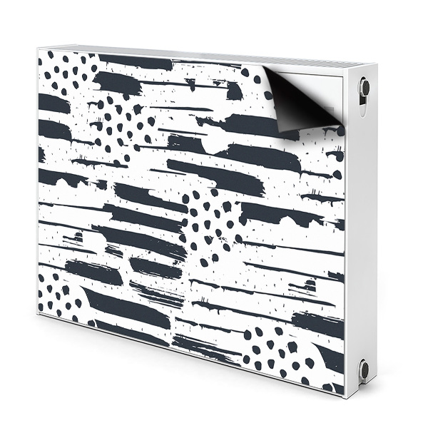 Magnetisk radiatorkåpa Abstrakt målning