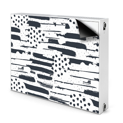 Magnetisk radiatorkåpa Abstrakt målning