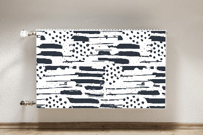 Magnetisk radiatorkåpa Abstrakt målning