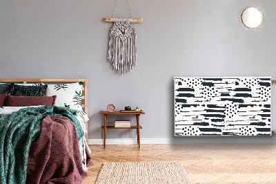 Magnetisk radiatorkåpa Abstrakt målning