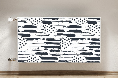 Magnetisk radiatorkåpa Abstrakt målning
