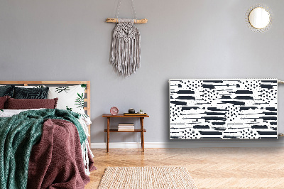 Magnetisk radiatorkåpa Abstrakt målning