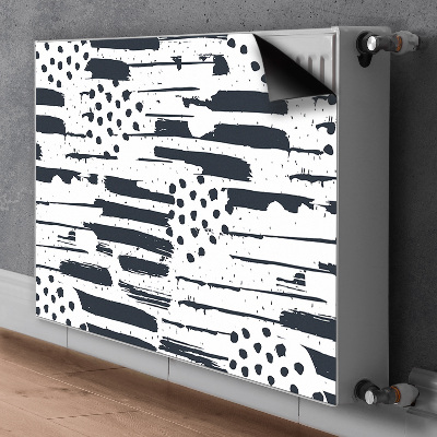 Magnetisk radiatorkåpa Abstrakt målning