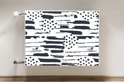 Magnetisk radiatorkåpa Abstrakt målning