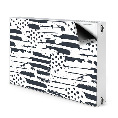 Magnetisk radiatorkåpa Abstrakt målning