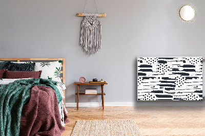 Magnetisk radiatorkåpa Abstrakt målning