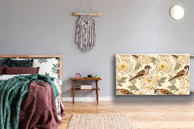 Magnetiskt radiatorskydd Gyllene fåglar