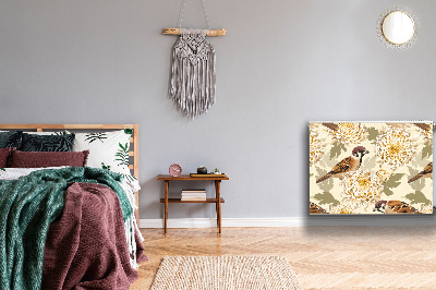 Magnetiskt radiatorskydd Gyllene fåglar