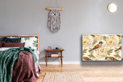 Magnetiskt radiatorskydd Gyllene fåglar