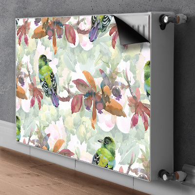 Magnetiskt radiatorskydd Exotiska fåglar
