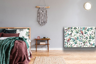 Magnetisk radiatorkåpa Fåglar på en gren