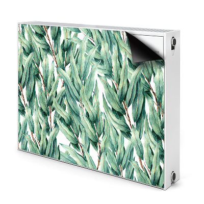 Magnetisk radiatorkåpa Målade blad