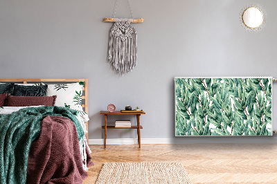Magnetisk radiatorkåpa Målade blad