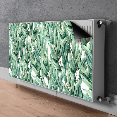 Magnetisk radiatorkåpa Målade blad