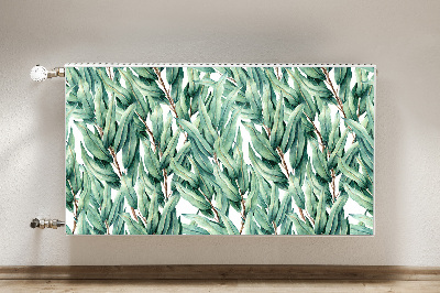 Magnetisk radiatorkåpa Målade blad