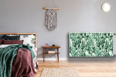 Magnetisk radiatorkåpa Målade blad