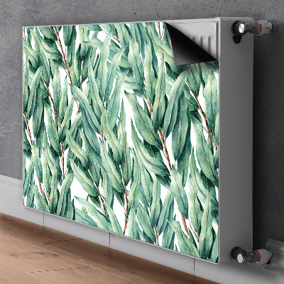 Magnetisk radiatorkåpa Målade blad