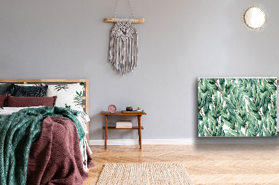 Magnetisk radiatorkåpa Målade blad