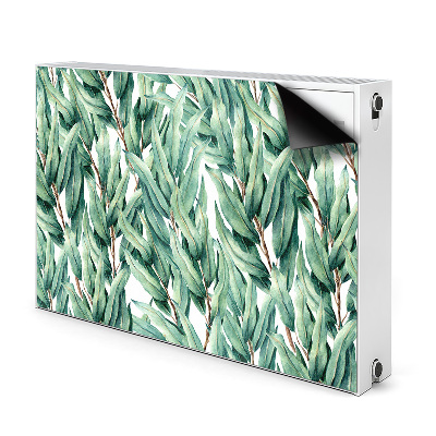 Magnetisk radiatorkåpa Målade blad